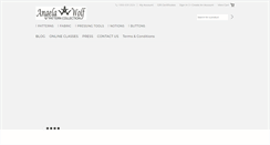 Desktop Screenshot of angelawolfpatterns.com