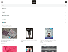Tablet Screenshot of angelawolfpatterns.com